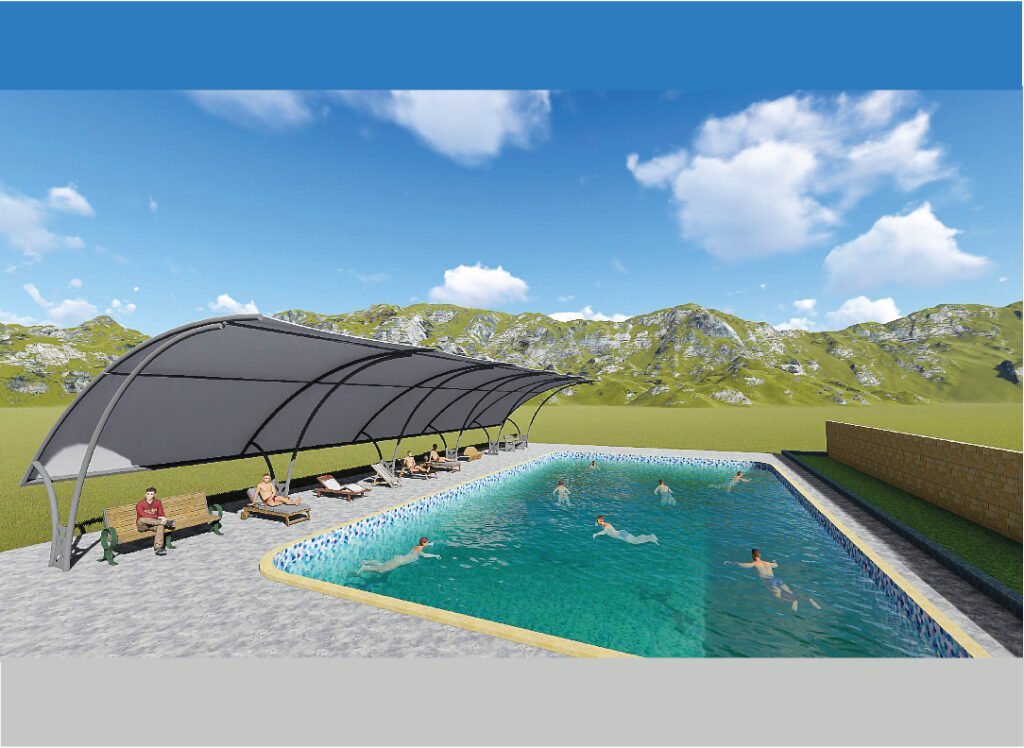 SWIMMING POOL TENSILE at Infinite Structure